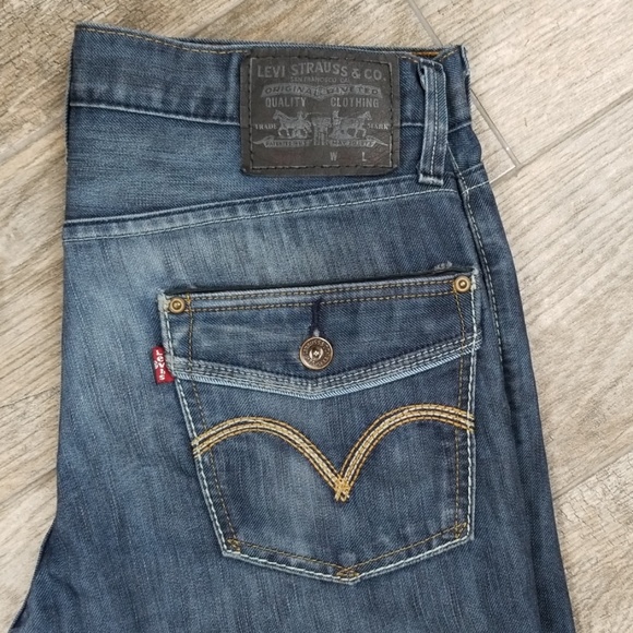 Levis 527 Bootcut 3 X 32 Denim Jean 